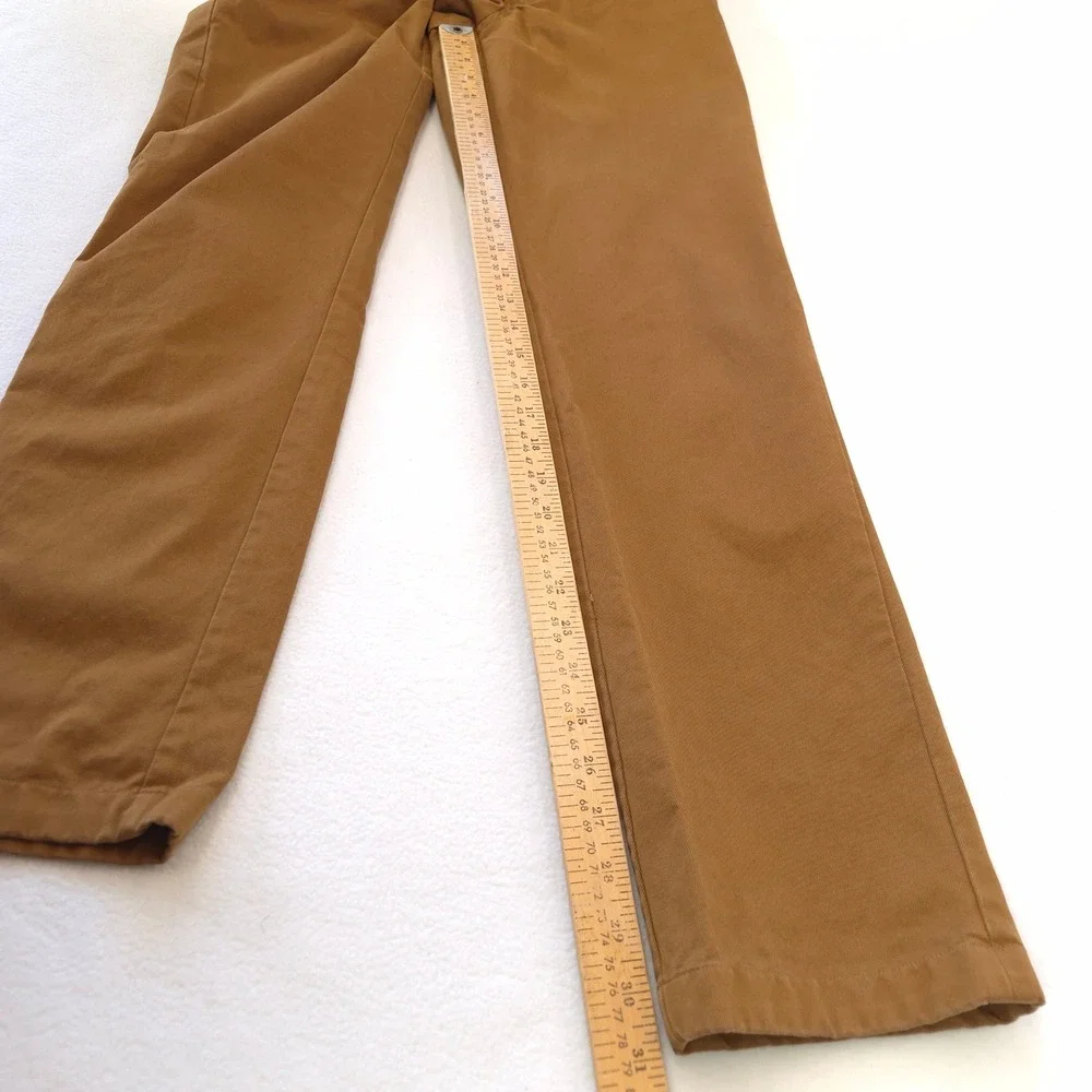 Spier & Mackay Chinos Brown 30 Slim Fit Cotton Twill Preppy Business Casual Work